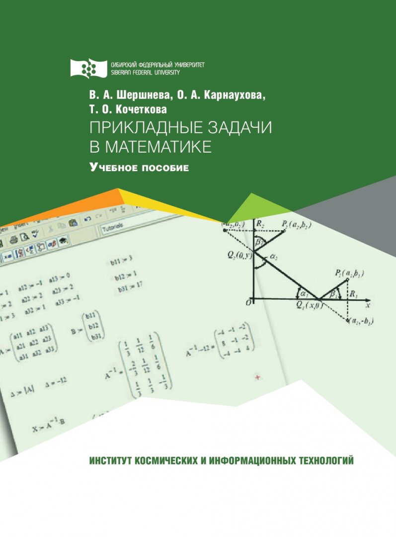 Прикладные задачи в математике : учебное пособие | Библиотечно-издательский  комплекс СФУ