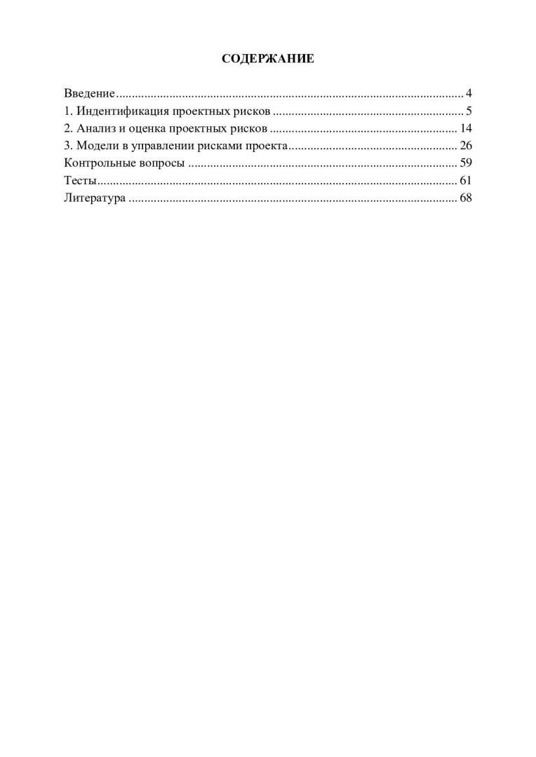 Моделирование ситуаций риска в проектной деятельности : учебно-методическое  пособие | Библиотечно-издательский комплекс СФУ